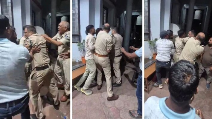 भोपाल में थाना बना अखाड़ा: हबीबगंज थाने में हिस्ट्रीशीटर ने मचाया बवाल, पुलिसकर्मी की पकड़ी कॉलर...मारपीट, वर्दी फाड़ने का आरोप