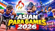 Asian Para Games 2026: 14 गोल्ड, 22 सिल्वर और 26 ब्रॉन्ज... मेडल टैली में पांचवें स्थान पर भारत, 62 पहुंची पदकों की संख्या