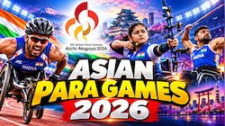 Asian Para Games 2026: 14 गोल्ड, 22 सिल्वर और 26 ब्रॉन्ज... मेडल टैली में पांचवें स्थान पर भारत, 62 पहुंची पदकों की संख्या