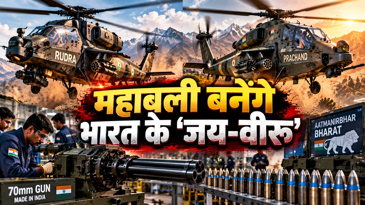 विदेशी हथियारों को बाय-बाय: देश में ही गूंजेगी 'प्रचंड' और 'रुद्र' की स्वदेशी दहाड़, भारत बना रहा पहली गन विदेशी हथियारों को बाय-बाय: देश में ही गूंजेगी 'प्रचंड' और 'रुद्र' की स्वदेशी दहाड़, भारत बना रहा पहली गन