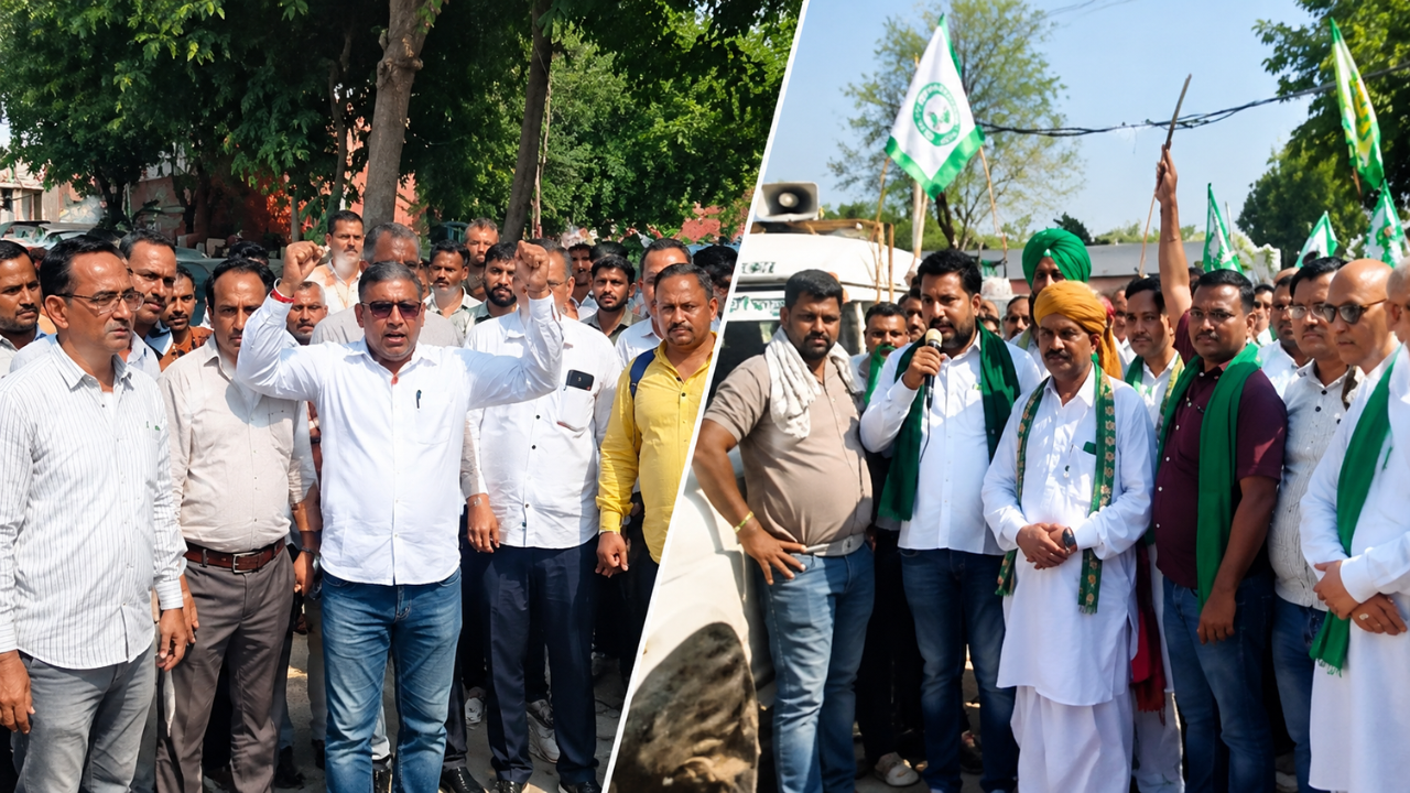 गुरुग्राम-नूंह में बिजली वितरण का लाइसेंस निजी कंपनी को क्यों? विरोध में उतरे कर्मचारी और किसान; 22 से 24 अक्टूबर तक हड़ताल का ऐलान गुरुग्राम-नूंह में बिजली वितरण का लाइसेंस निजी कंपनी को क्यों? विरोध में उतरे कर्मचारी और किसान; 22 से 24 अक्टूबर तक हड़ताल का ऐलान