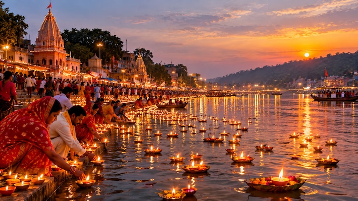 मंदाकिनी नदी के रामघाट पर क्यों उमड़ती है दीपदान के लिए भीड़? जानें इसकी असली वजह