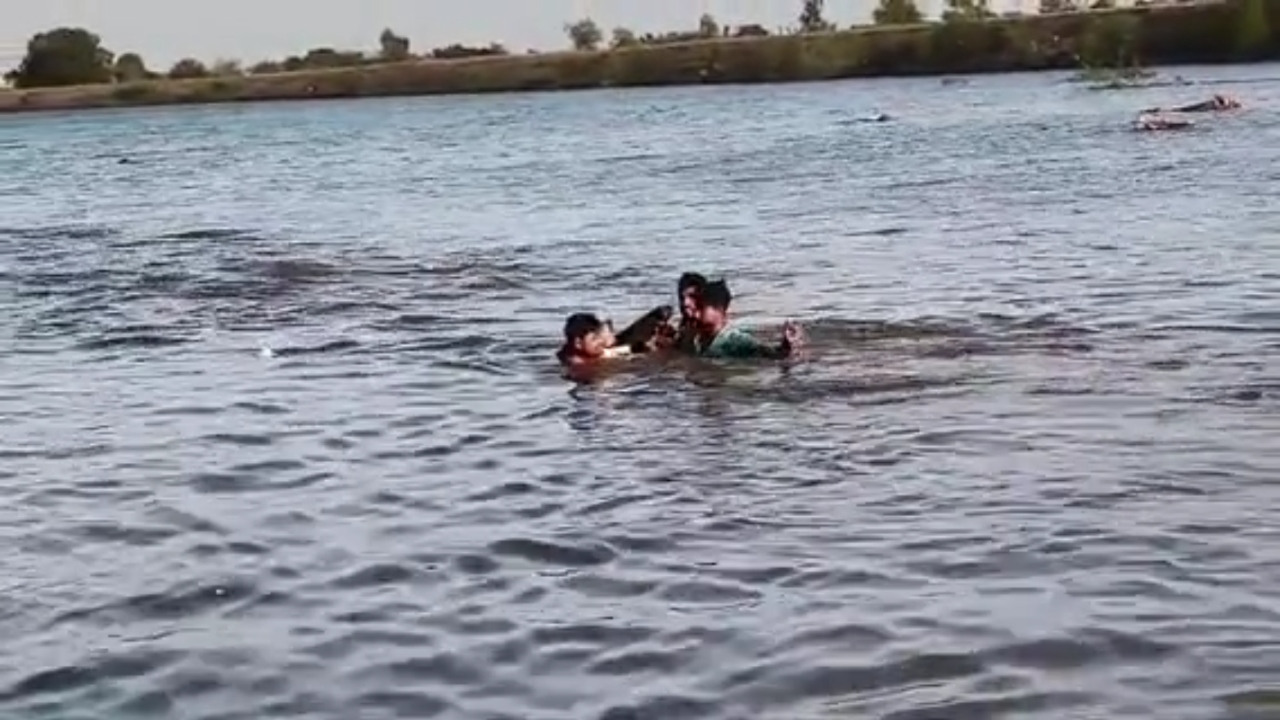 पन्ना में दुर्गा मूर्ति विसर्जन के दौरान गहरे पानी में डूब गए 5 युवक, 2 की मौत से पसरा मातम, अब उठे सवाल पन्ना में दुर्गा मूर्ति विसर्जन के दौरान गहरे पानी में डूब गए 5 युवक, 2 की मौत से पसरा मातम, अब उठे सवाल