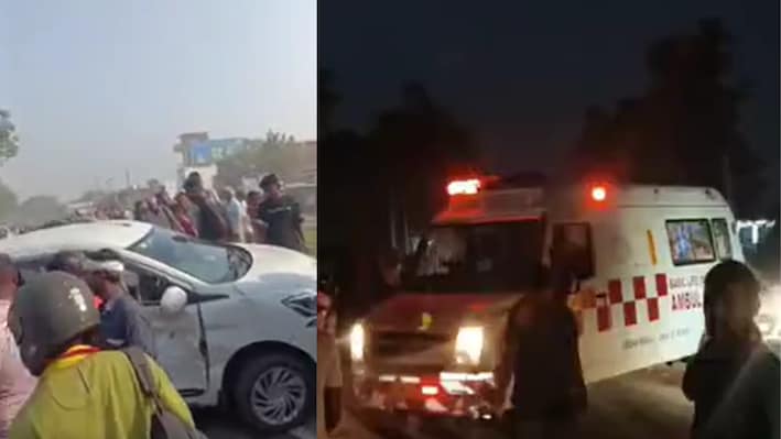 वैशाली में पलटी अर्टिगा कार से CNG रिसाव, बाढ़ और कैमूर में भी तेज रफ्तार का कहर