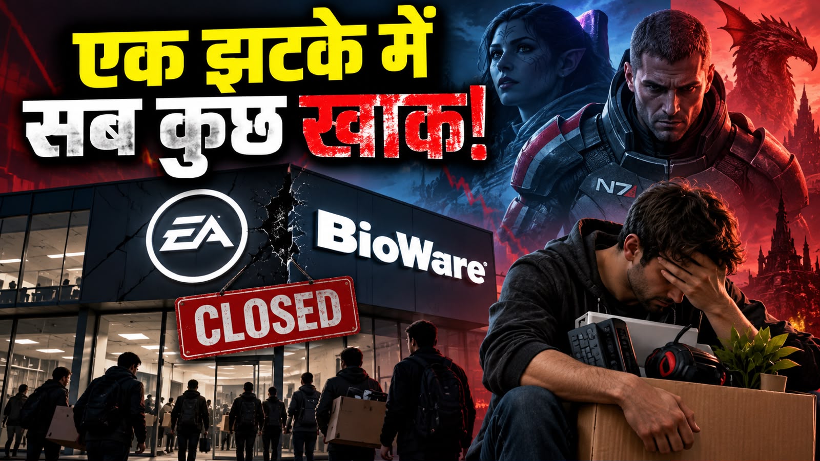 नौकरियों पर फिर चला छंटनी का डंडा: EA ने बंद किया लीजेंड्री स्टूडियो BioWare, 400 से ज्यादा कर्मचारियों की नौकरी गई नौकरियों पर फिर चला छंटनी का डंडा: EA ने बंद किया लीजेंड्री स्टूडियो BioWare, 400 से ज्यादा कर्मचारियों की नौकरी गई