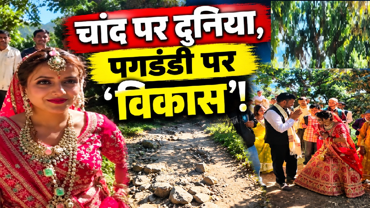दुल्हन लाई बारात, पर तरसता रहा 'विकास': आजादी के दशकों बाद भी पगडंडियों के सहारे उत्तराखंड का ये गांव दुल्हन लाई बारात, पर तरसता रहा 'विकास': आजादी के दशकों बाद भी पगडंडियों के सहारे उत्तराखंड का ये गांव