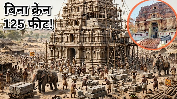 दक्षिण भारत के मंदिरों में गोपुरम इतने ऊंचे क्‍यों? तिरुवेल्लराई में बिना क्रेन के बन रहा 125 फीट का राजगोपुरम, जानिए सीक्रेट