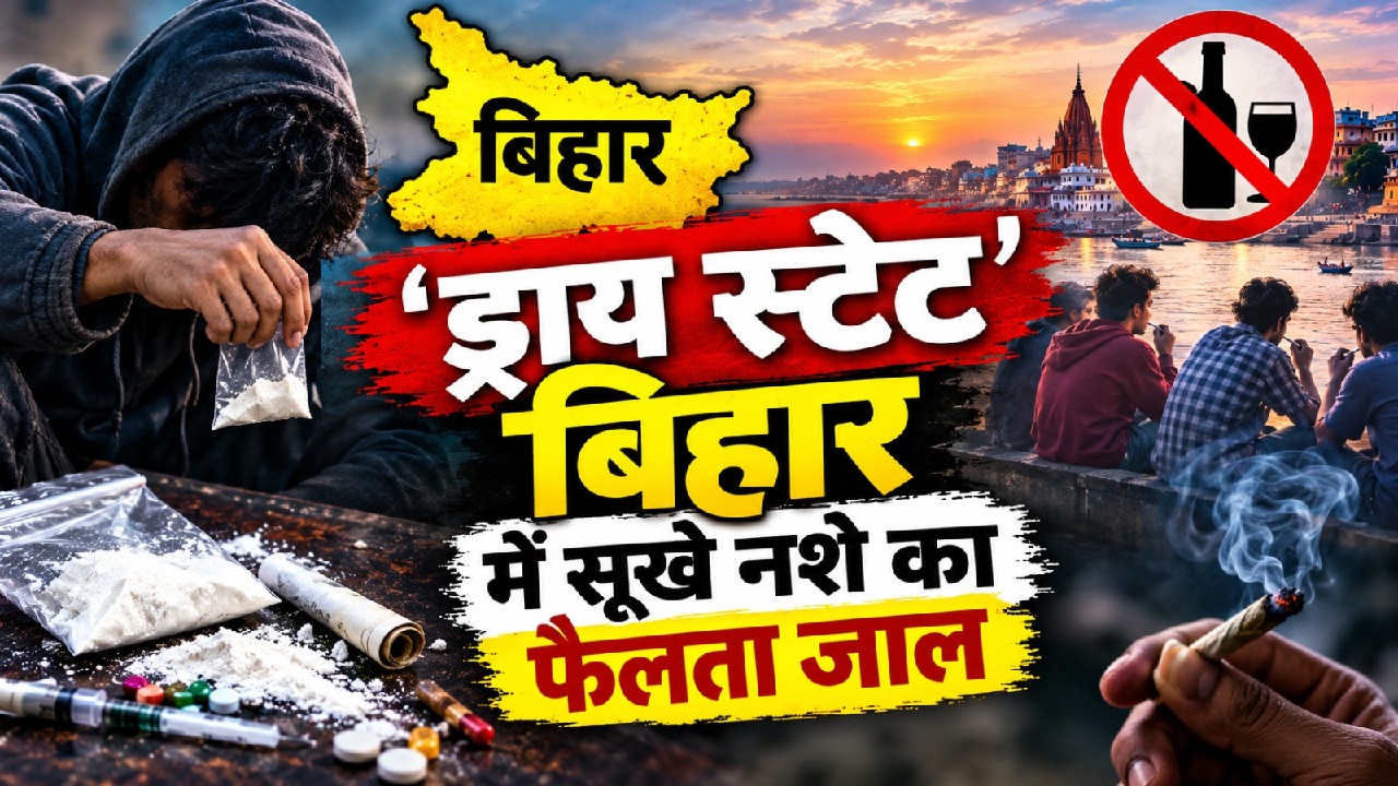 'ड्राय स्टेट' बिहार में सूखे नशे का फैलता जाल, म्यांमार से आ रहे ड्रग की चपेट में फंस रहे किशोर 'ड्राय स्टेट' बिहार में सूखे नशे का फैलता जाल, म्यांमार से आ रहे ड्रग की चपेट में फंस रहे किशोर