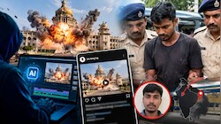 कर्नाटक ​के विधान सौंधा को बम से उड़ाने का AI वीडियो पोस्ट किया, बिहार का युवक हिरासत में