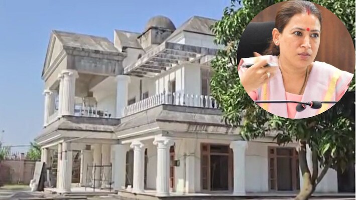 रेखा आर्य-पप्पू गिरधारी विवाद में नया मोड़: सफेद खंभे-ऊंचे गुंबद और आलीशान स्विमिंग पूल... मंत्री के फार्म हाउस पर क्यों लगा ताला?