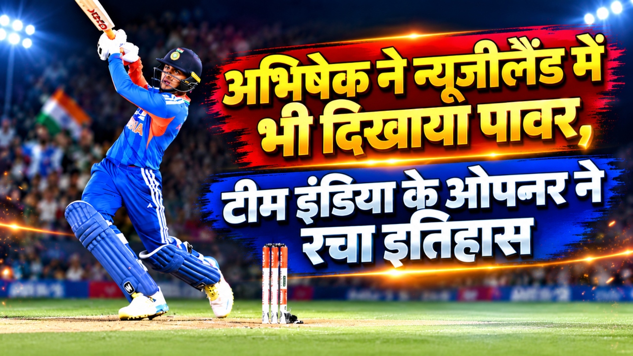 अभिषेक के नाम एक और कीर्तिमान: 'सिक्सर किंग' ने तोड़ा रोहित शर्मा का रिकॉर्ड, अनोखे 'शतक' से अब सिर्फ एक कदम दूर अभिषेक के नाम एक और कीर्तिमान: 'सिक्सर किंग' ने तोड़ा रोहित शर्मा का रिकॉर्ड, अनोखे 'शतक' से अब सिर्फ एक कदम दूर