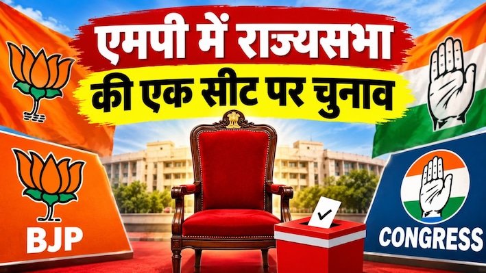 MP में राज्यसभा की 1 सीट पर चुनाव: BJP के पक्ष में गणित, फिर कांग्रेस के उम्मीदवार उतारने की चर्चा क्यों, जानें क्या कहता है वोटों का समीकरण