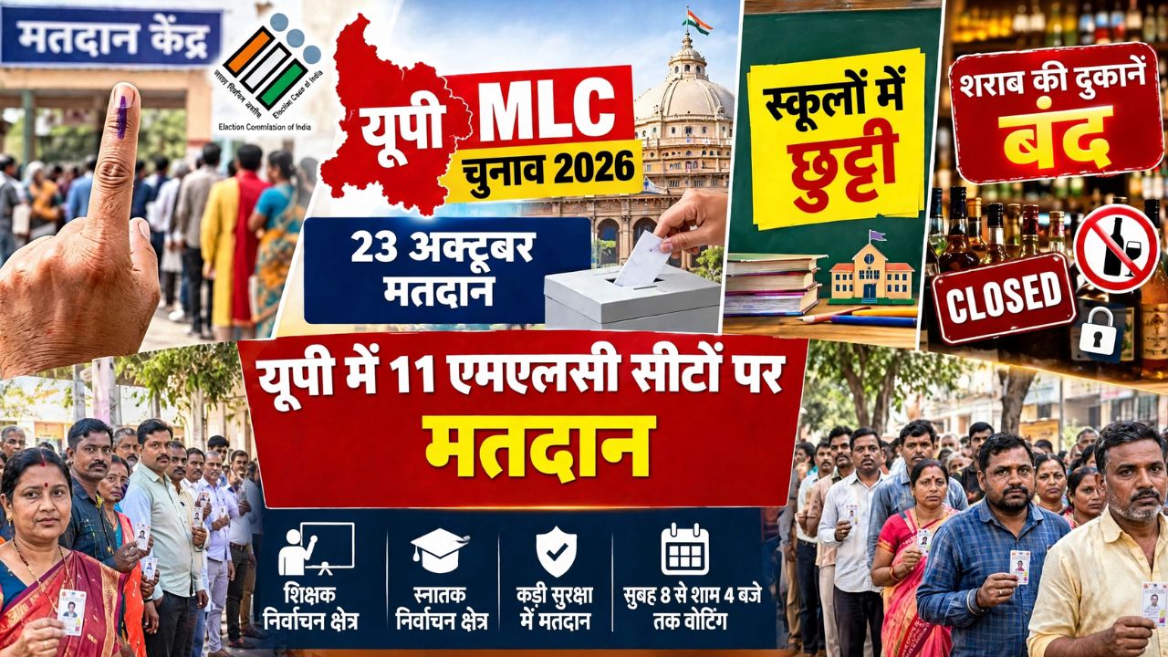 यूपी में MLC चुनाव के लिए मतदान जारी; इलाहाबाद झांसी खंड स्नातक में सबसे कम वोटिंग यूपी में MLC चुनाव के लिए मतदान जारी; इलाहाबाद झांसी खंड स्नातक में सबसे कम वोटिंग