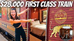 26 लाख का टिकट, ट्रेन में बाथटब और 500 शाही पकवान: भारत की 'महाराजा एक्सप्रेस' में बैठा अमेरिकी कपल; बोला- दुनिया में ऐसा कहीं नहीं