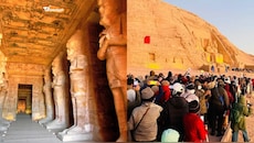कुदरत का कमाल: सूरज की किरणों से जगमगाया मिस्र का 3,000 साल पुराना मंदिर, अद्भुत नजारा देखने उमड़ी भीड़; साल में 2 बार दिखता है ये दृश्य