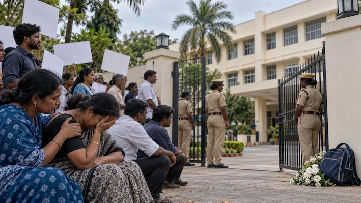 'जातिगत भेदभाव और मानसिक प्रताड़ना...': कोयंबटूर में 11वीं के छात्र की खुदकुशी से कोहराम, प्रदर्शन तेज