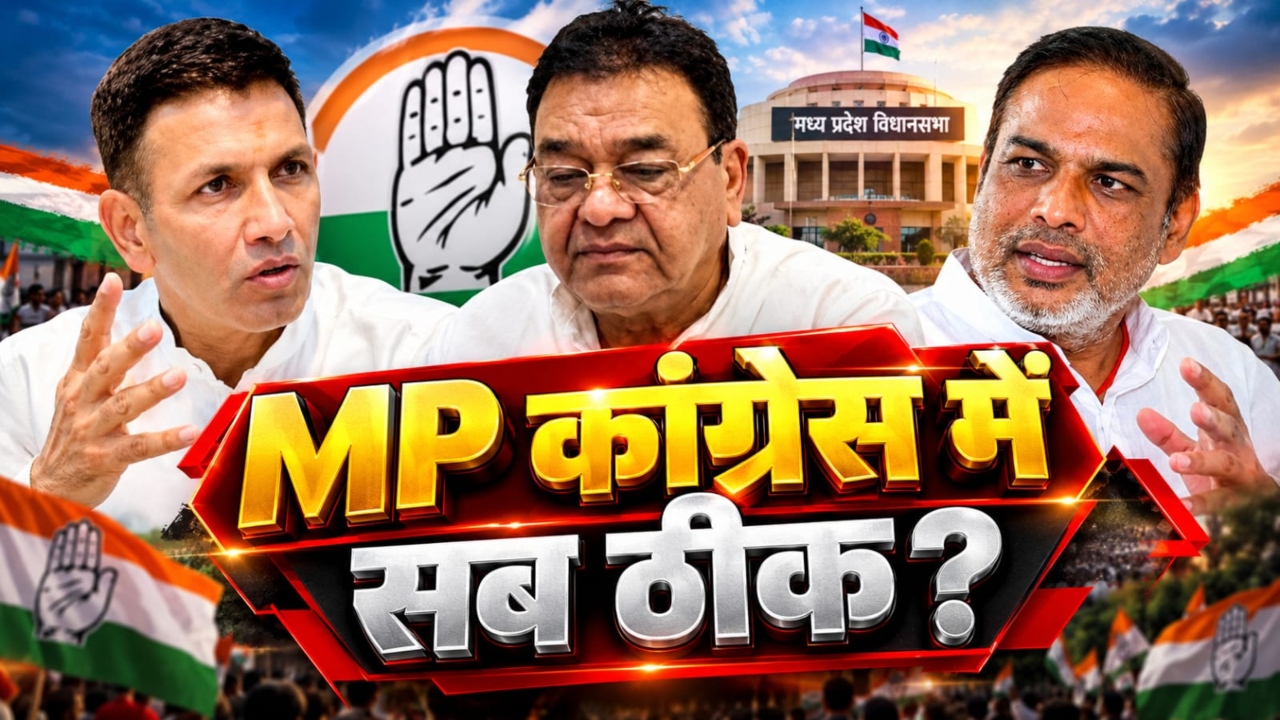 2028 के लिए जीतू पटवारी के नाम पर अभी से घमासान क्यों? क्या MP कांग्रेस में सब ठीक नहीं है? समझिए मुकेश नायक के बयान और केदार सिरोही के ऐतराज का पूरा गणित 2028 के लिए जीतू पटवारी के नाम पर अभी से घमासान क्यों? क्या MP कांग्रेस में सब ठीक नहीं है? समझिए मुकेश नायक के बयान और केदार सिरोही के ऐतराज का पूरा गणित