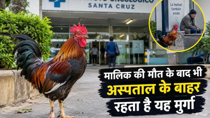 मालिक की मौत, फिर भी चौखट पर डटा रहा मुर्गा: 8 साल से अस्पताल के बाहर कर रहा इंतजार; 'मार्टिन' ने जीता दुनिया का दिल
