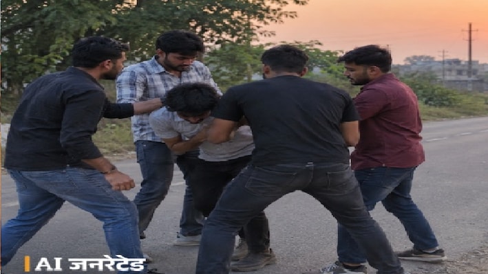 आशिकी की दर्दनाक सजा: बैंगलोर से लौटे युवक को पीटा, प्रेमिका के परिजनों ने चाकू से हमला कर गांव में घुमाया नंगा