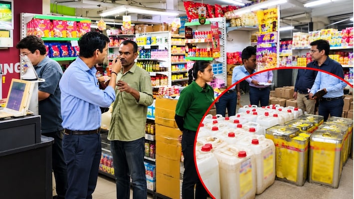 दिवाली से पहले दिल्ली में देसी घी पर छापेमारी, 322 लीटर से ज्यादा घी जब्त