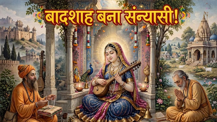 बादशाह अकबर बना संन्‍यासी, वृंदावन का संत हुआ शर्मिंदा! मीरा बाई की जयंती पर जानें 2 अद्भुत किस्‍से