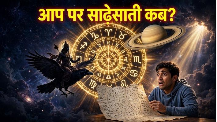 शनि के नाम से ही लगता है डर? जानिए आपकी राशि पर कब लगेगी साढ़ेसाती-ढैय्या, देखें 12 राशियों का पूरा हिसाब