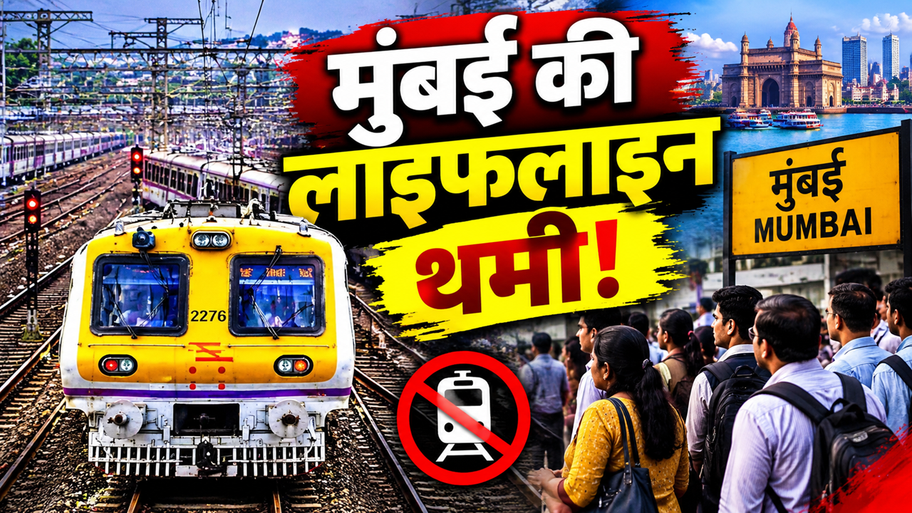 'मुंबई लोकल' पर ब्रेकः सिग्नल फेल होने से सेंट्रल रेल सेवा ठप, जहां-तहां रुकीं ट्रेनें, यात्री परेशान 'मुंबई लोकल' पर ब्रेकः सिग्नल फेल होने से सेंट्रल रेल सेवा ठप, जहां-तहां रुकीं ट्रेनें, यात्री परेशान