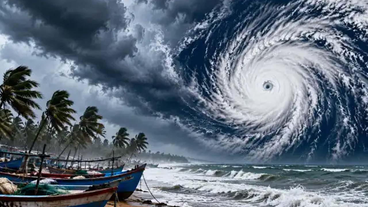 तबाही का अलार्म: 140 KM प्रति घंटे की रफ्तार से आ रहा चक्रवात 'अर्नब', 4 राज्यों पर महासंकट! सेफ इलाकों में जा रहे लोग तबाही का अलार्म: 140 KM प्रति घंटे की रफ्तार से आ रहा चक्रवात 'अर्नब', 4 राज्यों पर महासंकट! सेफ इलाकों में जा रहे लोग