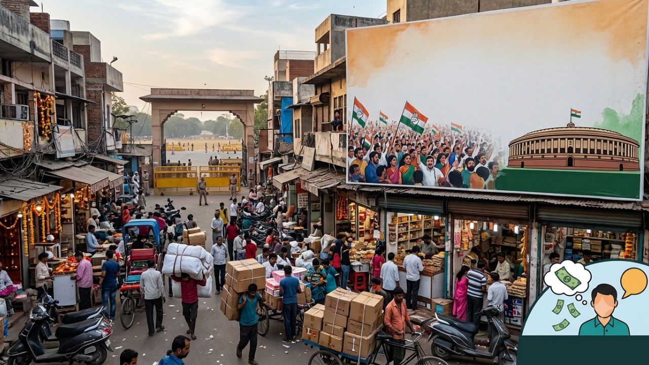 दिल्ली के कारोबार पर संकट! आखिर व्यापारियों को क्यों सता रहा ₹10000 करोड़ तक के नुकसान का डर? दिल्ली के कारोबार पर संकट! आखिर व्यापारियों को क्यों सता रहा ₹10000 करोड़ तक के नुकसान का डर?