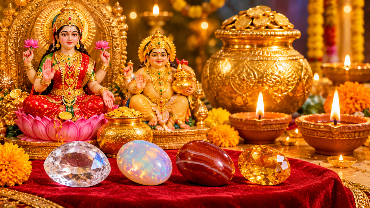 धनतेरस पर सोना-चांदी खरीदना महंगा? घर ले आएं ये 4 शुभ रत्न, चमक जाएगी किस्मत धनतेरस पर सोना-चांदी खरीदना महंगा? घर ले आएं ये 4 शुभ रत्न, चमक जाएगी किस्मत