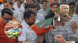 खड़गे के बयान पर जयपुर में बवाल: कांग्रेस कार्यालय घेरने निकले BJP कार्यकर्ता, पुलिस से झड़प