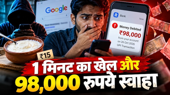 Refund Scam: सिर्फ ₹15 के दही पर 98 हजार का डाका! गूगल सर्च बना काल, 1 मिनट में हो गया अकाउंट साफ