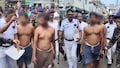 13 साल की लड़की को Kiss करते देखा, फिर लड़के और उसके पिता को बिना कपड़ों के घुमाया! अब आरोपियों की सड़क पर परेड