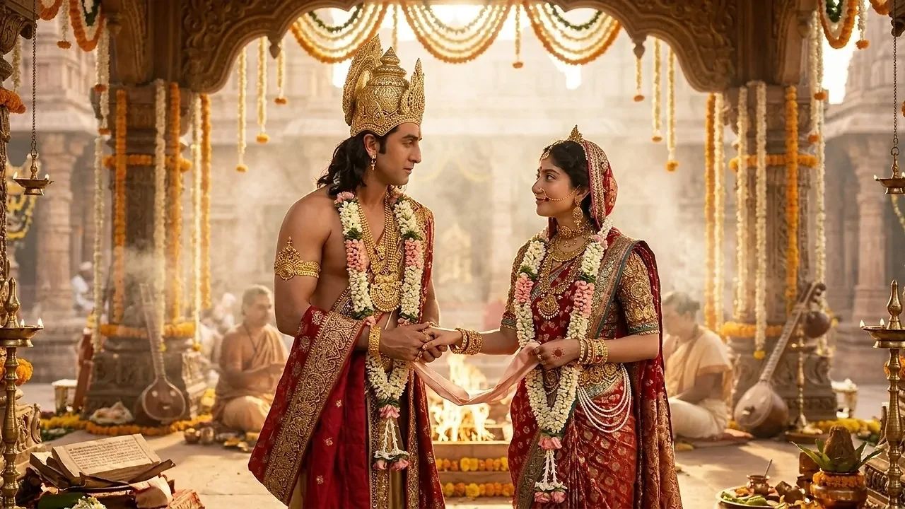 राम-सीता विवाह के गाने में कव्वाली-सूफी बीट्स? 'रामायण' के म्यूजिक पर क्यों मचा बवाल राम-सीता विवाह के गाने में कव्वाली-सूफी बीट्स? 'रामायण' के म्यूजिक पर क्यों मचा बवाल