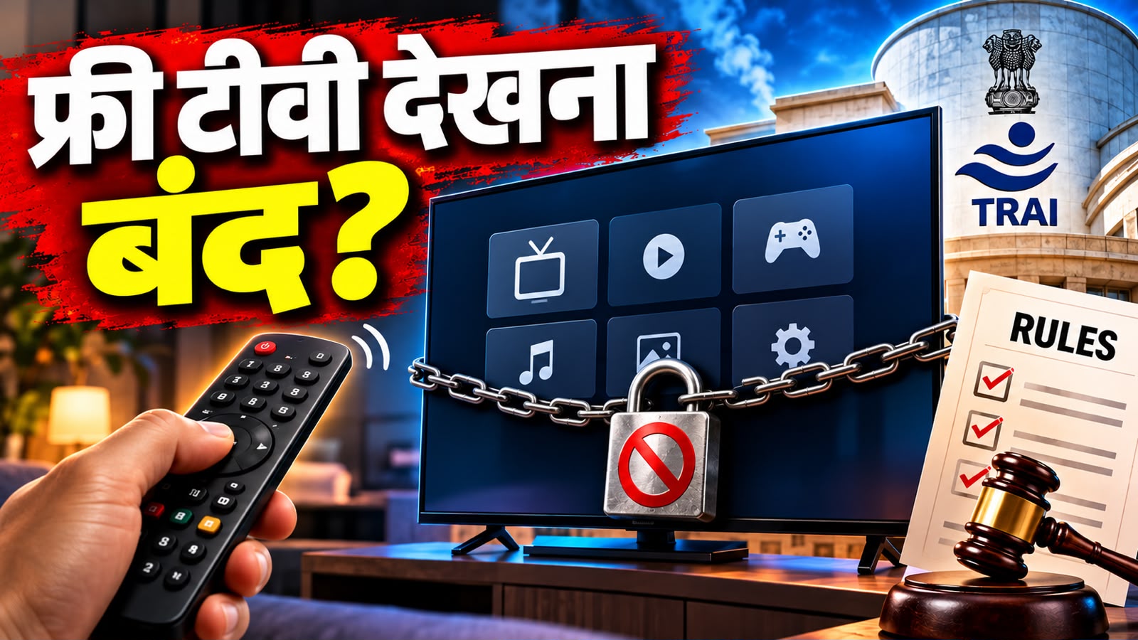 टीवी आपका, रिमोट आपका... लेकिन ऐप्स पर किसका कंट्रोल? जानिए Smart TV पर TRAI के नए रूल्स की पूरी इनसाइड स्टोरी! टीवी आपका, रिमोट आपका... लेकिन ऐप्स पर किसका कंट्रोल? जानिए Smart TV पर TRAI के नए रूल्स की पूरी इनसाइड स्टोरी!