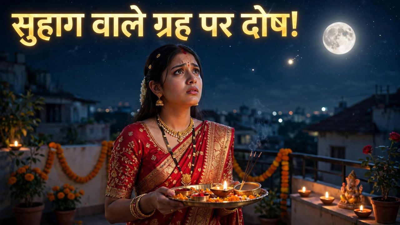 Karva Chauth 2026: करवा चौथ पर बालत्व दोष! नई दुल्हनों को व्रत रखना है या नहीं? ज्योतिषी से जानें वरना... Karva Chauth 2026: करवा चौथ पर बालत्व दोष! नई दुल्हनों को व्रत रखना है या नहीं? ज्योतिषी से जानें वरना...