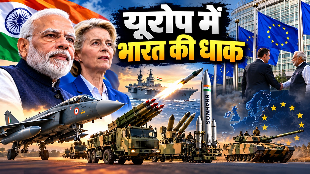 रूस-यूक्रेन जंग में भारत बना सिकंदर! 1600% की रफ्तार से यूरोप जा रहे 'मेक इन इंडिया' हथियार, ₹8200 करोड़ का निर्यात रूस-यूक्रेन जंग में भारत बना सिकंदर! 1600% की रफ्तार से यूरोप जा रहे 'मेक इन इंडिया' हथियार, ₹8200 करोड़ का निर्यात