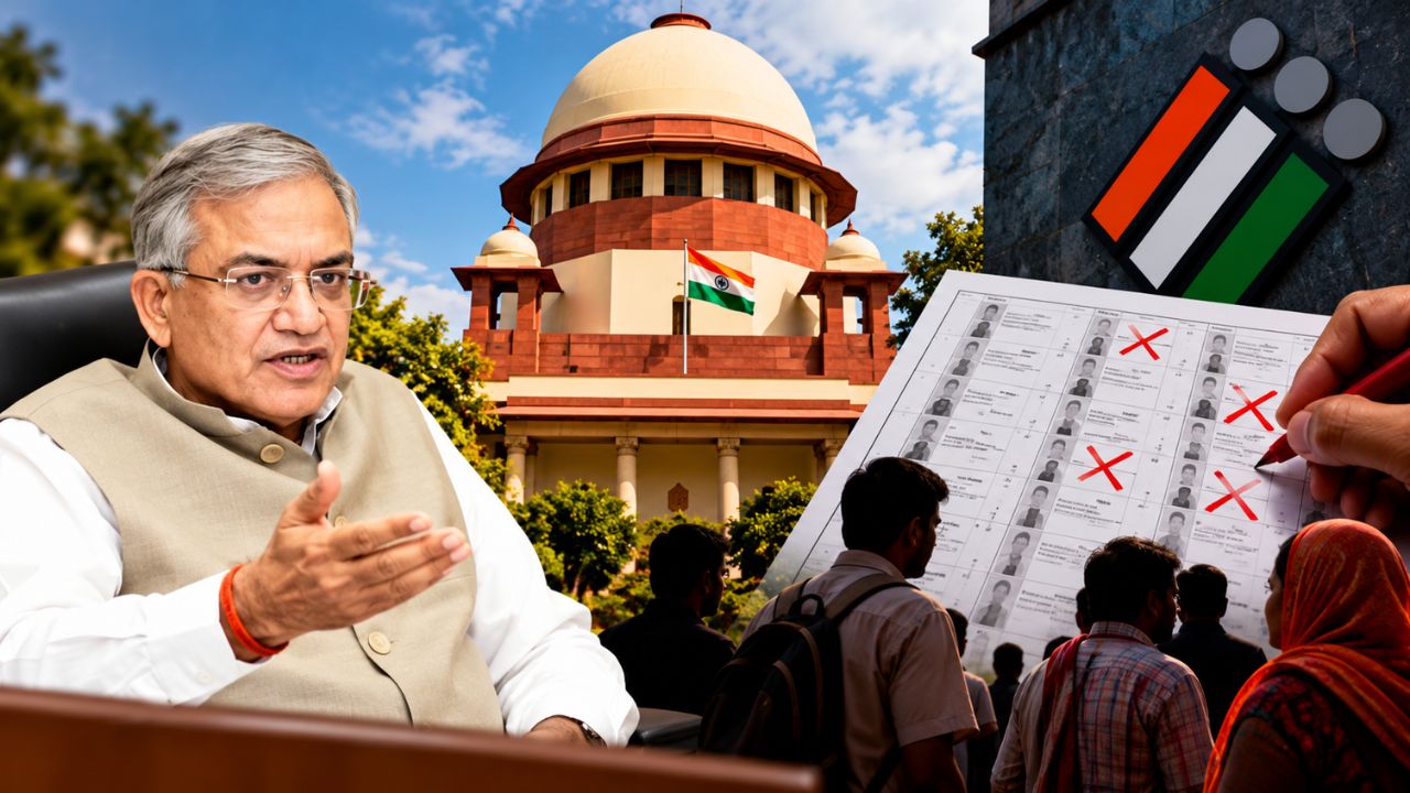 दिल्ली: पहले से वोटर लिस्ट में नाम था, फिर फॉर्म 6 क्यों? सुप्रीम कोर्ट ने चुनाव आयोग से पूछे तीखे सवाल दिल्ली: पहले से वोटर लिस्ट में नाम था, फिर फॉर्म 6 क्यों? सुप्रीम कोर्ट ने चुनाव आयोग से पूछे तीखे सवाल
