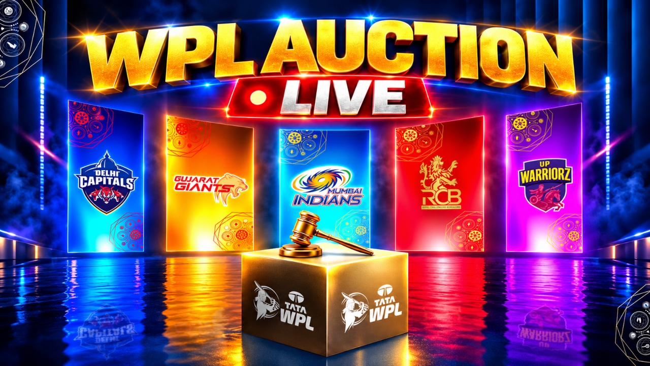 WPL 2027 Auction LIVE: कोच्चि में खिलाड़ियों की नीलामी शुरू, 27 स्लॉट खाली, यूपी वॉरियर्स के पर्स में सबसे ज्यादा पैसे, WPL 2027 Auction LIVE: कोच्चि में खिलाड़ियों की नीलामी शुरू, 27 स्लॉट खाली, यूपी वॉरियर्स के पर्स में सबसे ज्यादा पैसे,
