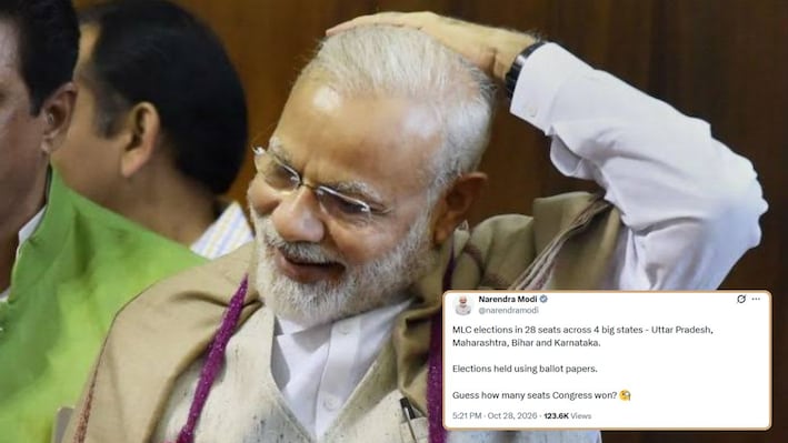 MLC चुनाव में खाता नहीं खुलने पर PM मोदी ने ले ली कांग्रेस की मौज! पूछा- बैलेट पेपर से हुए चुनाव, कितनी सीटें आईं?
