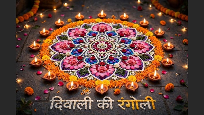 दिवाली की रंगोली में आप भी बनाने वाले हैं देवी-देवता के चित्र और पवित्र चिह्न? दुर्भाग्य से बचना है तो इन जरूरी नियमों का रखें ध्यान!