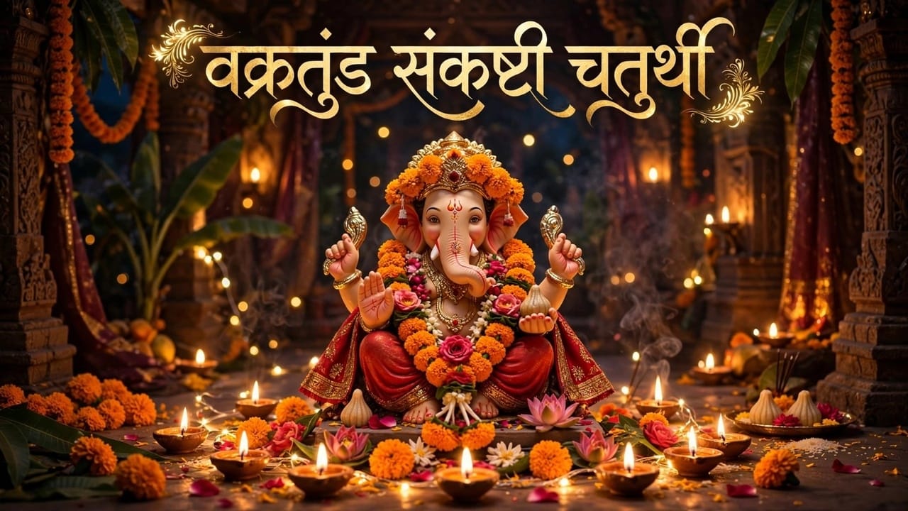 वक्रतुंड संकष्टी चतुर्थी पर बप्पा को अर्पित करें राशि अनुसार ये सामग्री, जान लें गणेश जी की पूजा का शुभ मुहूर्त! वक्रतुंड संकष्टी चतुर्थी पर बप्पा को अर्पित करें राशि अनुसार ये सामग्री, जान लें गणेश जी की पूजा का शुभ मुहूर्त!
