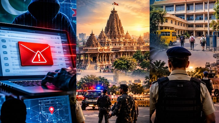 पाकिस्तान से जुड़े तार: अहमदाबाद के 14 स्कूलों समेत कई ठिकानों को बम से उड़ाने की धमकी, 19 ई मेल से मचा हड़कंप