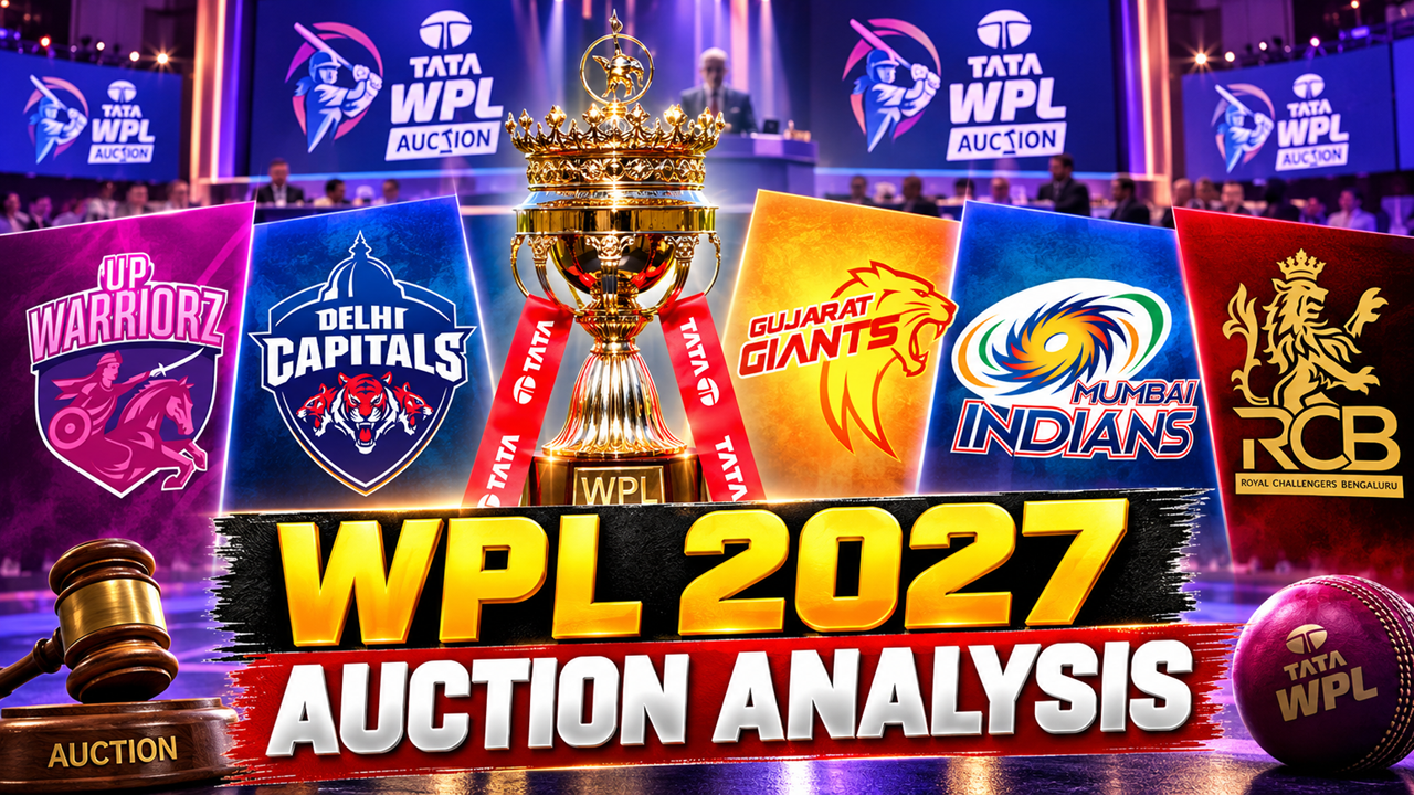 Explained: किसने चली शतरंज वाली चाल, कौन कर गया सबसे बड़ी गलती? WPL 2027 Auction की इनसाइड स्टोरी Explained: किसने चली शतरंज वाली चाल, कौन कर गया सबसे बड़ी गलती? WPL 2027 Auction की इनसाइड स्टोरी