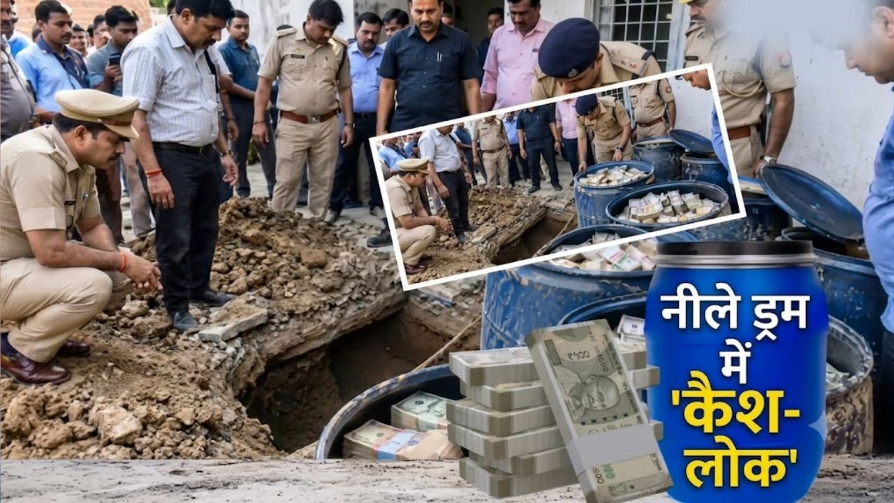 थार विवाद से खुला करोड़ों का राज! प्रयागराज में जमीन के नीचे दबे मिले नोटों से भरे 3 ड्रम थार विवाद से खुला करोड़ों का राज! प्रयागराज में जमीन के नीचे दबे मिले नोटों से भरे 3 ड्रम