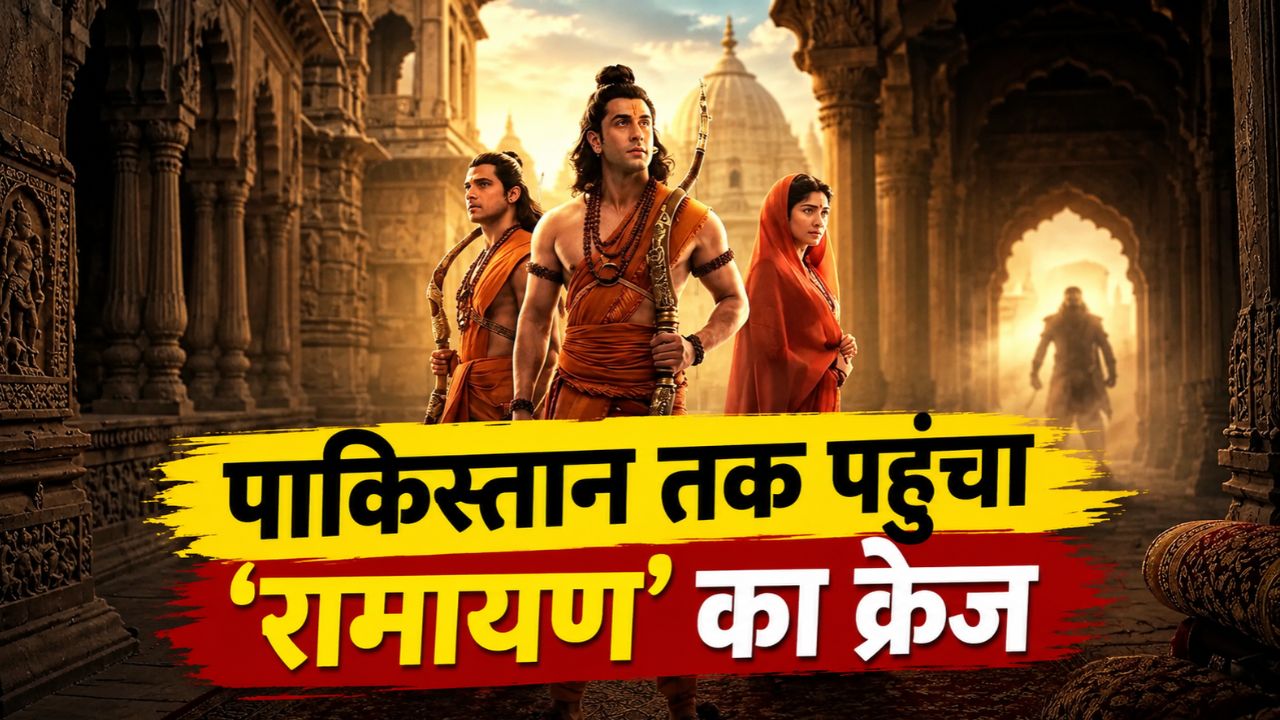 भारत ही नहीं, पाकिस्तान में भी 'रामायण' का क्रेज, कराची के मंदिर में लगा रणबीर कपूर की फिल्म का पोस्टर; लगे जय श्रीराम के नारे भारत ही नहीं, पाकिस्तान में भी 'रामायण' का क्रेज, कराची के मंदिर में लगा रणबीर कपूर की फिल्म का पोस्टर; लगे जय श्रीराम के नारे