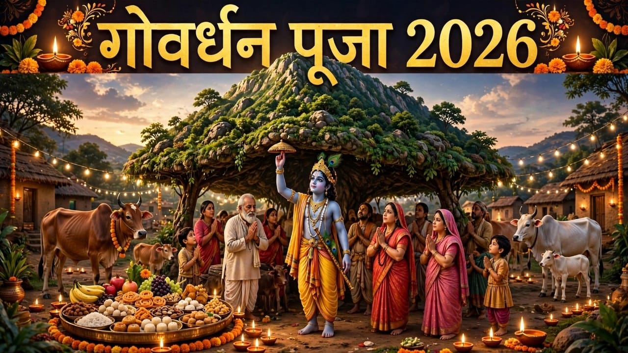 Govardhan Puja 2026: इस साल कब मनाया जाएगा गोवर्धन पूजा पर्व? जानें सही डेट और शुभ मुहूर्त Govardhan Puja 2026: इस साल कब मनाया जाएगा गोवर्धन पूजा पर्व? जानें सही डेट और शुभ मुहूर्त