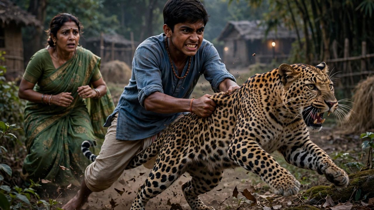 खूंखार तेंदुए से भिड़ गया बेटा, मां की जान के लिए 25 मिनट तक लड़ता रहा...जबड़े से जिंदा खींच लाया खूंखार तेंदुए से भिड़ गया बेटा, मां की जान के लिए 25 मिनट तक लड़ता रहा...जबड़े से जिंदा खींच लाया