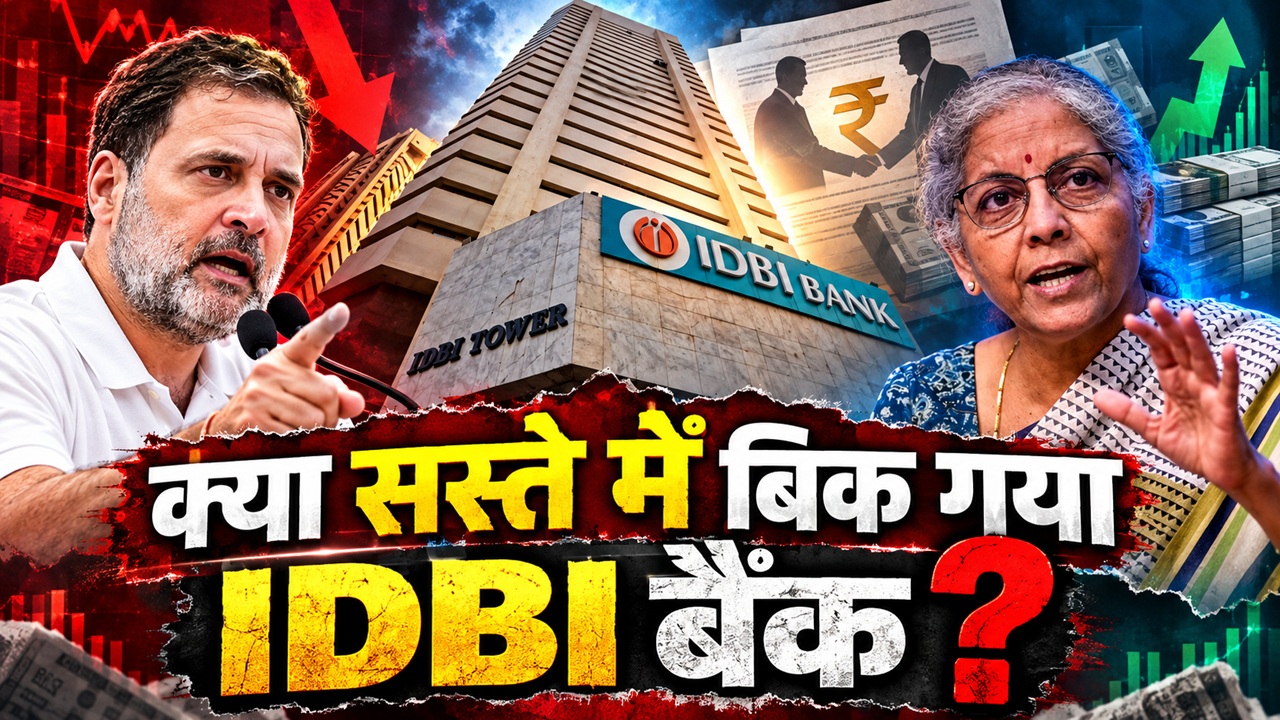 पहले लिफाफा खुला, फिर डील हुई: IDBI बैंक-फेयरफैक्स के ₹53000 करोड़ के सौदे पर क्यों उठ रहे सवाल, क्या सस्ते में बिक गया बैंक? पहले लिफाफा खुला, फिर डील हुई: IDBI बैंक-फेयरफैक्स के ₹53000 करोड़ के सौदे पर क्यों उठ रहे सवाल, क्या सस्ते में बिक गया बैंक?
