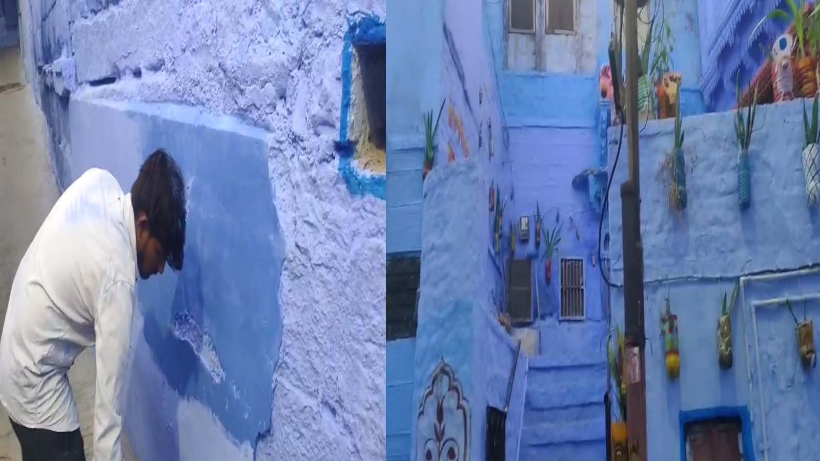 Blue City Jodhpur: जोधपुर की तंग गलियों में फिर बिखरा नीला रंग,स्पेन से आए टूरिस्ट बोले-'बनना चाहिए वर्ल्ड हेरिटेज' Blue City Jodhpur: जोधपुर की तंग गलियों में फिर बिखरा नीला रंग,स्पेन से आए टूरिस्ट बोले-'बनना चाहिए वर्ल्ड हेरिटेज'